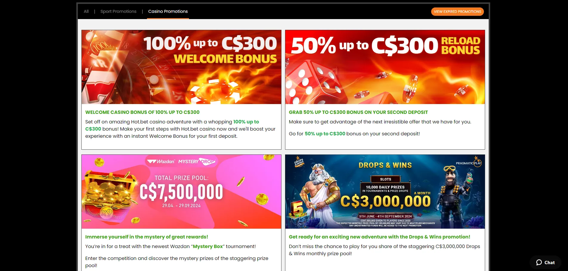 Hot Bet Promotions